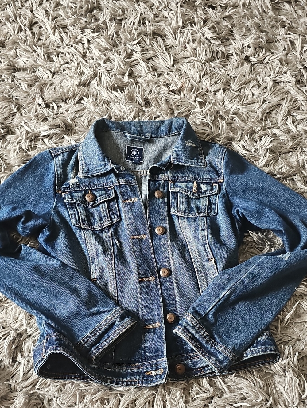 Boom Boom Jeans Blue Denim Classic Jean Jacket